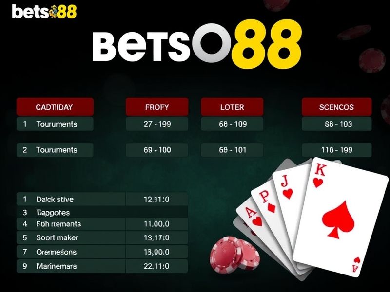 Welcome to Betso88 - the premier online gambling destination for casino games, sports betting, and live poker. Join now for exclusive bonuses, secure transactions, and an immersive gaming experience.